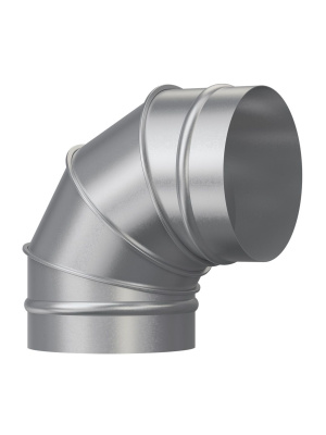 Отвод OTG D100 90° оцинк.сталь ERA PRO