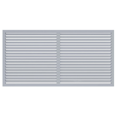 Экран радиаторный ПР фланец 600х1200 пластик Gray ERA