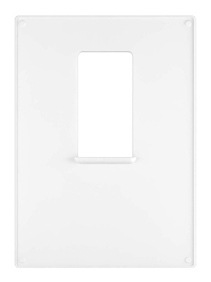 Площадка торцевая ПТВ фланец 55х110 вертикальная 180х250 пластик ERA