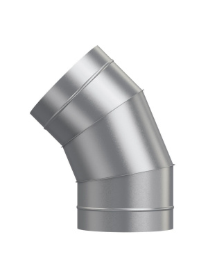 Отвод OTG D250 45° оцинк.сталь ERA PRO