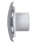 Вентилятор накладной BREEZE D125 обр.клапан Gray metal DICITI