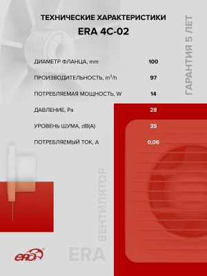 Соединитель ПМ D100 окраш.сталь ERA