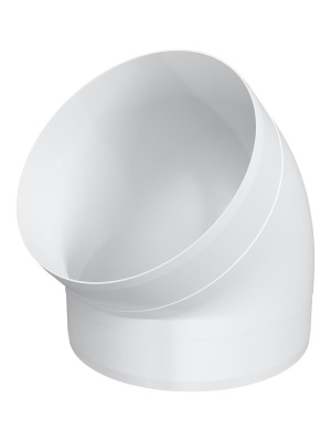 Колено ККП D160 45° пластик ERA