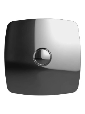 Вентилятор накладной RIO D100 обр.клапан Chrome DICITI
