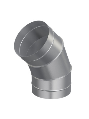 Отвод OTG D250 45° оцинк.сталь ERA PRO