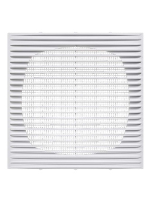 Решетка вентиляционная Г сетка 195х195 пластик ERA